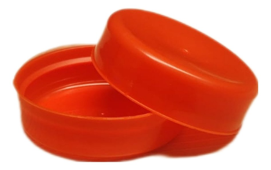 Tapa Presion 2 Millares Para Garrafon Tipo Ciel Con Linner Naranja Presión - Imagen 2