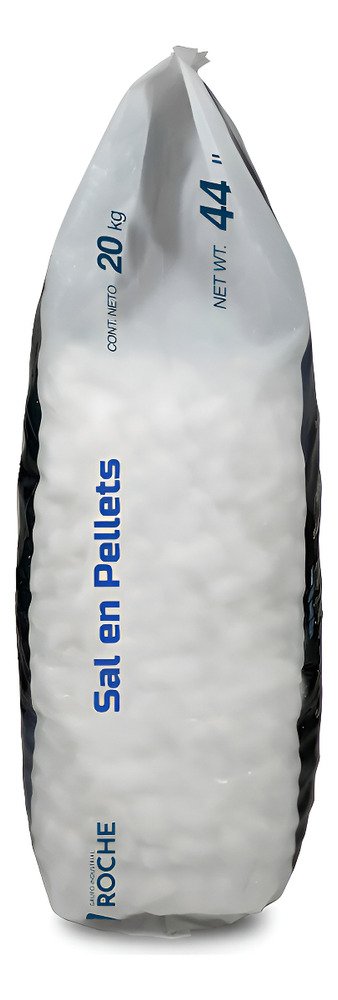 Roche Sal En Pellet Filtro D Agua Suavizador 20kg Premiun Salmuera - Imagen 2