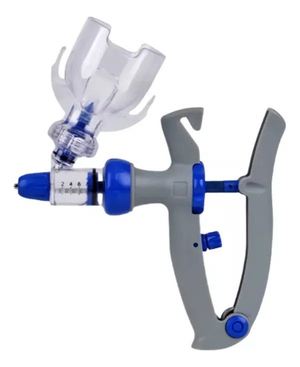 Inyector Jeringa Continu Ajustabl 1 A 5, 1 A 2ml Para Ganado - Imagen 5