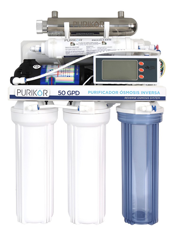 Purificador Ósmosis Inversa 50gpd 6 Etapas Pkro50-6uvpm