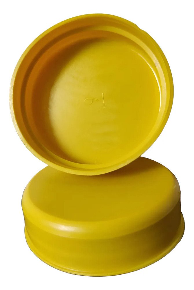 Tapa Presion 2 Millares Para Garrafon Tipo Ciel Con Linner Amarillo Presión