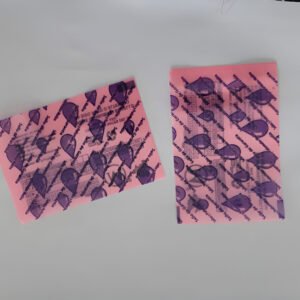 Sellos De Garantia Para Garrafón De Agua 20 Millares Rosa Tinta Azul/ Tinta Blanca Gotas De Agua