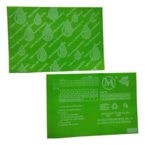 Sellos De Garantia Para Garrafón De Agua 20 Millares Verde Gotas De Agua