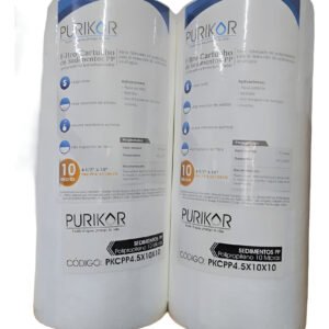 2 Filtro Cartucho Polipropileno Pkcpp4.5x10x10 Purikor