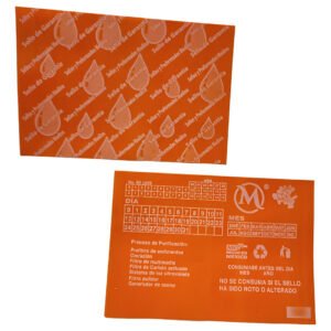 Sellos De Garantia Para Garrafón De Agua 20 Millares Naranja Gotas De Agua