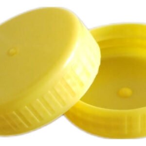 Tapa De Rosca R49 500 Pzs Para Garrafon Mas 500 Liner Amarillo Rosca