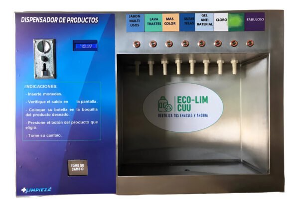 Dispensador Vending 8 Productos De Limpieza