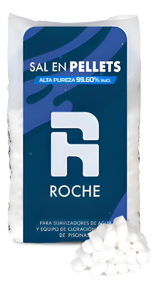 Roche Sal En Pellet Filtro D Agua Suavizador 20kg Premiun Salmuera