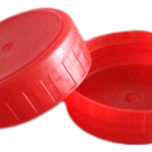Tapa De Rosca 49 Mm - Genérica Para Envases 500 Piezas Rojo
