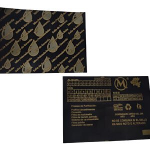 Sellos De Garantia Para Garrafón De Agua 20 Millares - Negro - Gotas De Agua