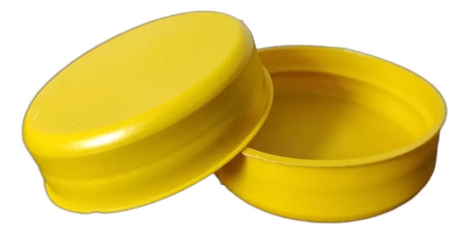 Tapa Presion 2 Millares Para Garrafon Tipo Ciel Con Linner Amarillo Presión - Imagen 3