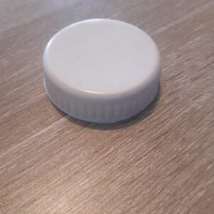Tapa De Rosca 49 Mm - Genérica Para Envases 500 Piezas Blanca Rosca