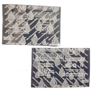 5 Millares De Sellos Para Garrafon Trasparente Tinta Blanca Gotas De Agua