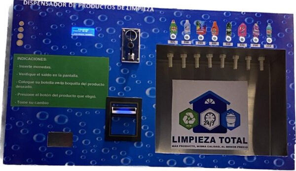 Dispensador Vending 8 Productos De Limpieza Premium