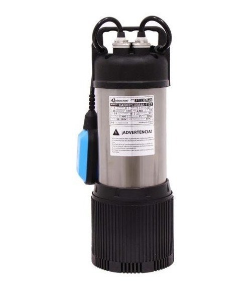 Bomba Sumergible 1hp Para Cisternas Aqua Pak Kanki Plus 64a Negro