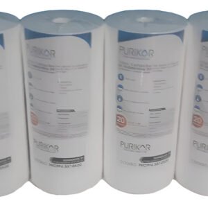 4 Filtro Cartucho Polipropileno Pkcpp4.5x10 20 Micras Blanco