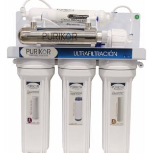 Purificador Agua 6 Etapas Ultrafiltración Purikor Pkuf-6uv Blanco