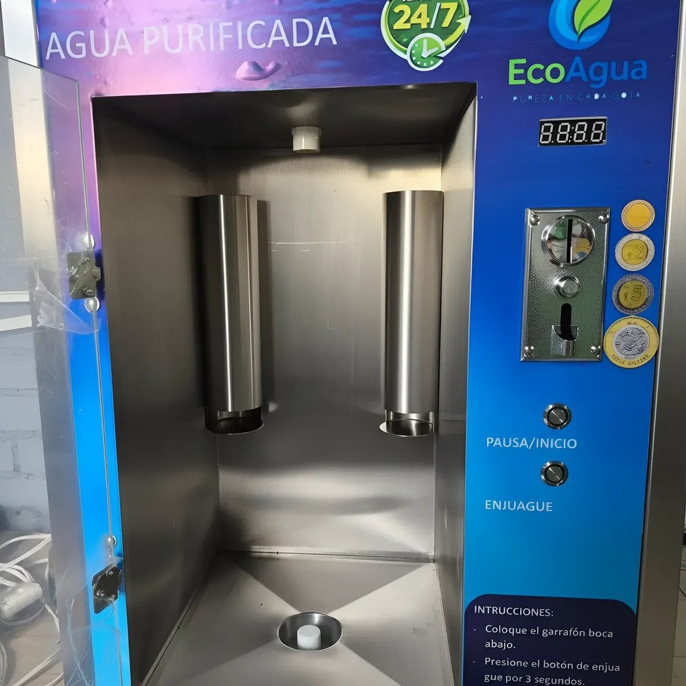 Vending Para Agua No Da Cambio Con Porta Tapas - Imagen 2