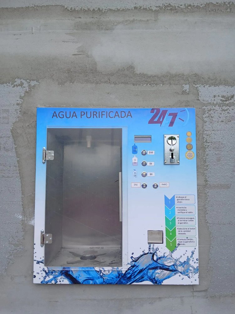 Vending Para Agua Con 3 Despachos, Enjuague Y Cambio - Imagen 2