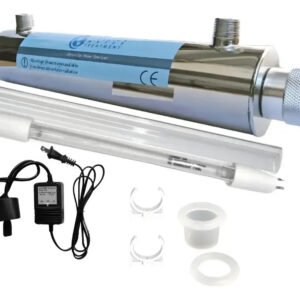 Lampara Luz Uv 25w Acero Inoxidable 22 Lpm America Water Plateado