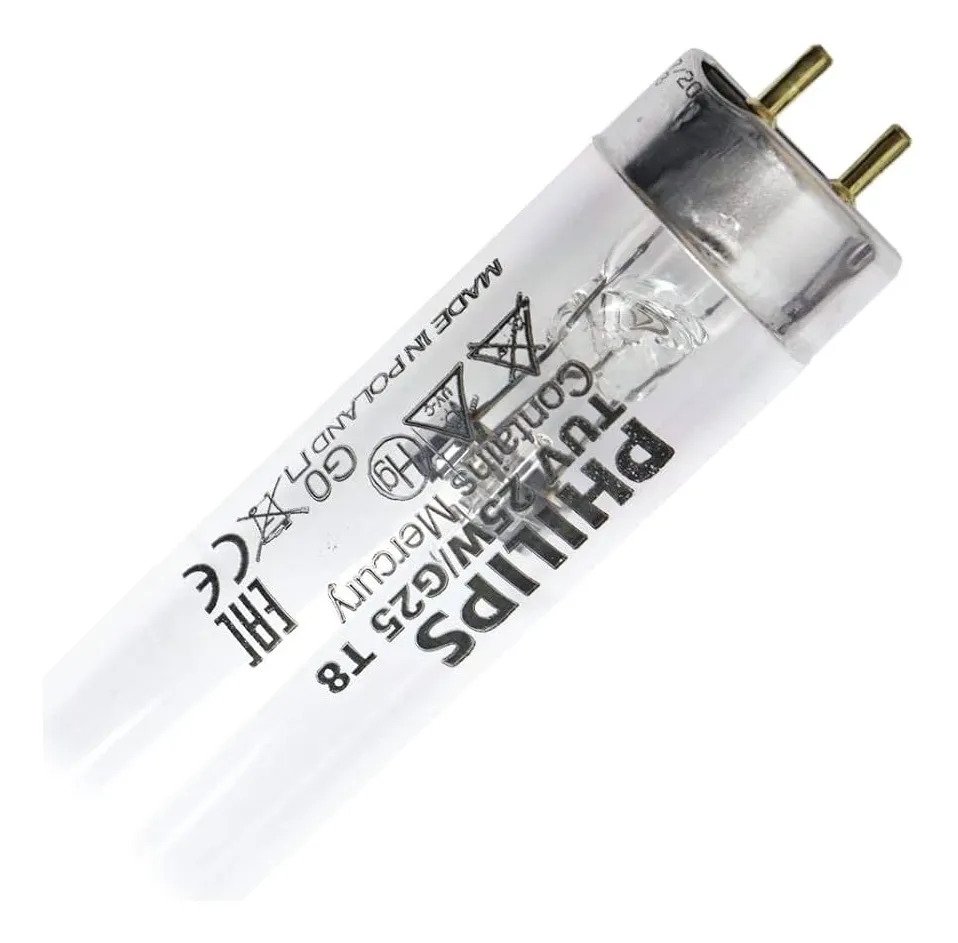 Lampara Uv 25w Philips Germisida Tuv 25w/g25 T8 Uv Ultravioleta - Imagen 5