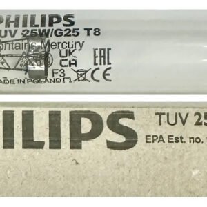 Lampara Uv 25w Philips Germisida Tuv 25w/g25 T8 Uv Ultravioleta