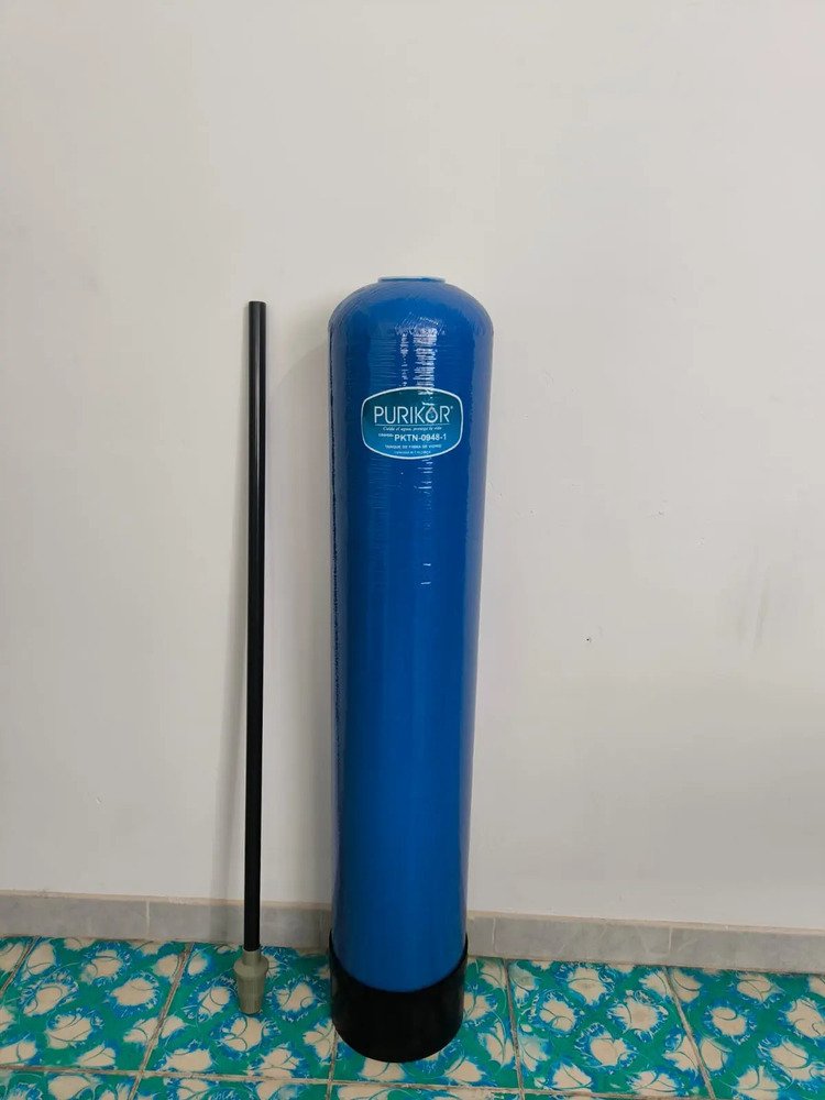 Tanque Pktn9x48 Con Valvula 3/4, 25kg De Perlas Alcalinas Azul - Imagen 4
